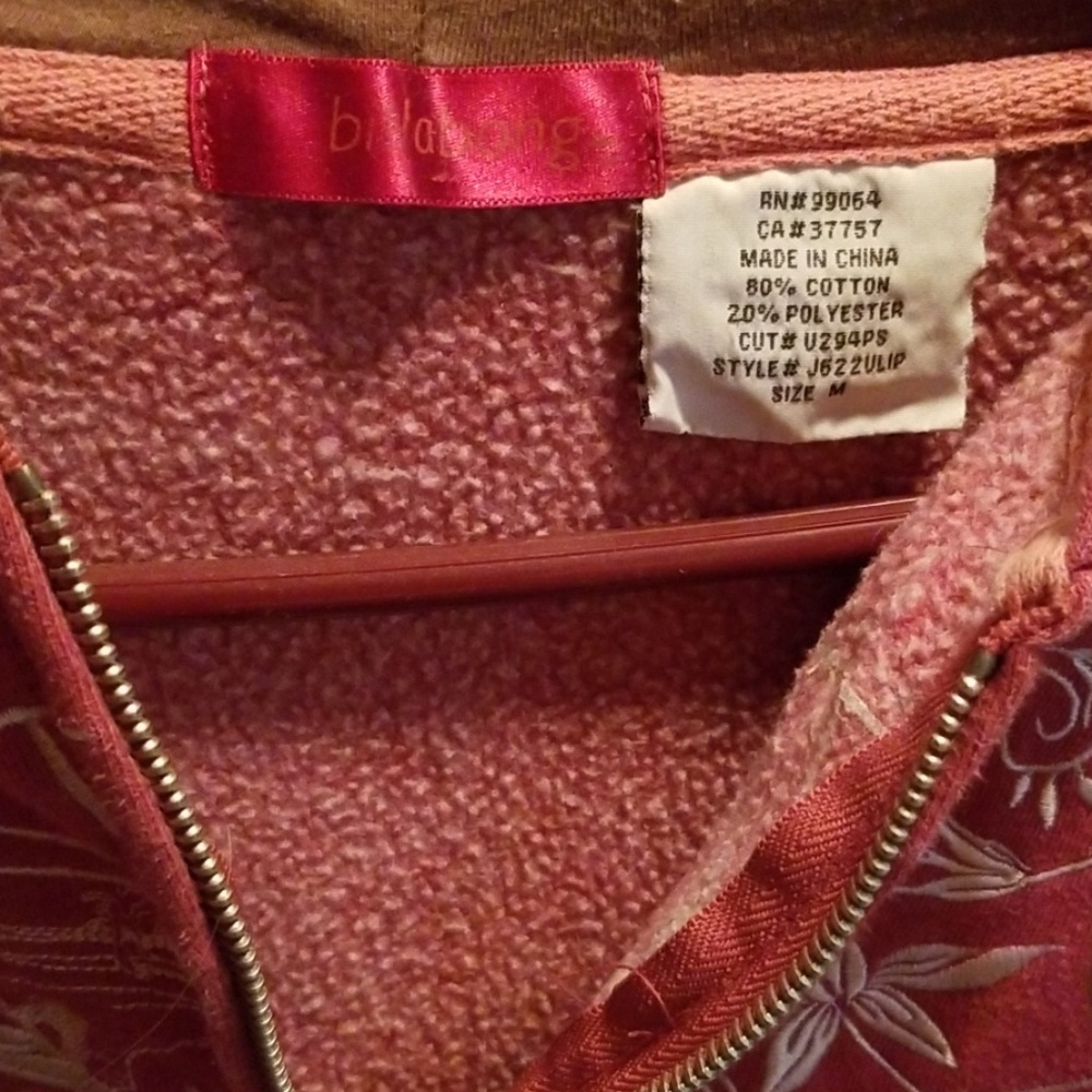 Billabong hoodie sweatshirt.